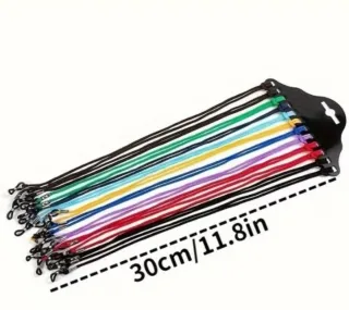 Cuerda para gafas negra