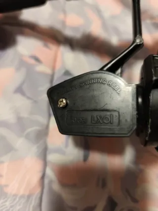 Caña de pescar spinning reel con carrete