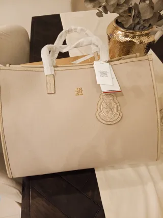 Borsa Tommy Hilfiger Beige Oro