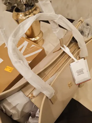 Borsa Tommy Hilfiger Beige Oro