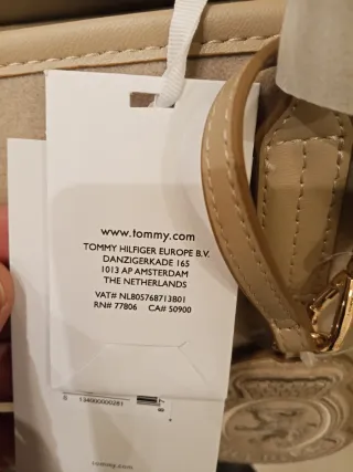 Borsa Tommy Hilfiger Beige Oro