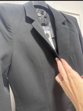 Americana blazer AMISU negra talla 34 Nueva