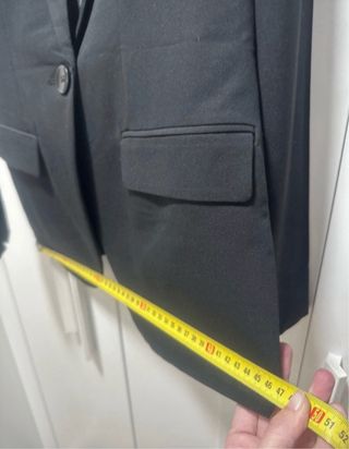 Americana blazer AMISU negra talla 34 Nueva