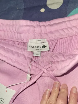 Pantalones deportivos Lacoste rosas