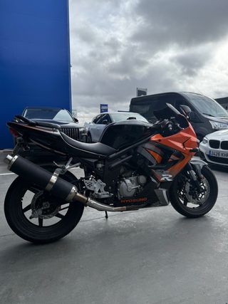 Hyosung GT650 R Negra/Naranja