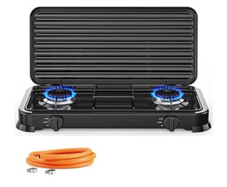 Hornillo Gas 2 Fuegos + Manguera