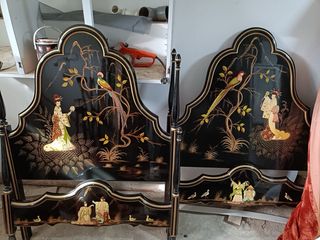 Mueble dormitorio oriental lacado