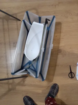 Bañera con patas Stokke + bañera stokke xxl