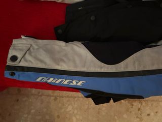Chaqueta Dainese Moto Negra/Gris/Azul
