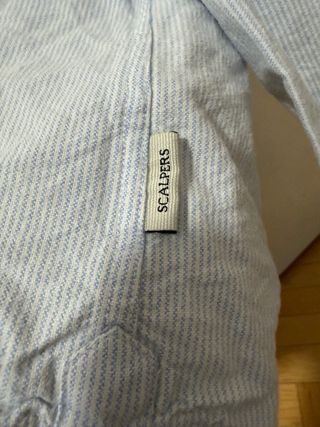 Camisa Scalpers rayas azul y blanca Talla 41