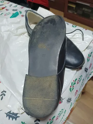 Zapatos comunión niño azul/plata