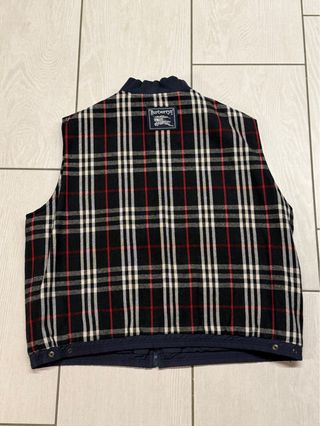 Gilet Burberrys blu e multicolor