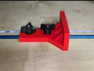 Bloque de tope de pista en T (90 grados)