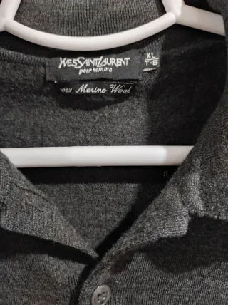 Polo lana Yves Saint Laurent manga larga Talla xl