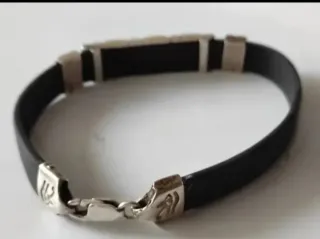 Colgante, pulsera y anillo cartucho real