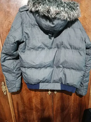 Abrigo Pull&Bear gris M