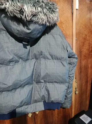 Abrigo Pull&Bear gris M