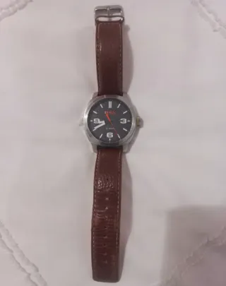 Reloj Hugo Boss Negro y Marrón