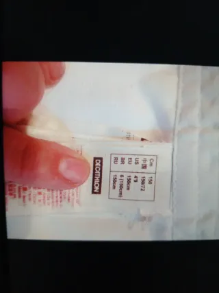 Kimono adulto blanco talla 1,50