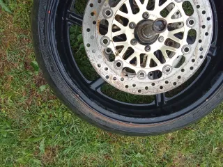 Llantas CBR 600 F3 con discos y corona