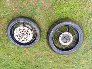 Llantas CBR 600 F3 con discos y corona