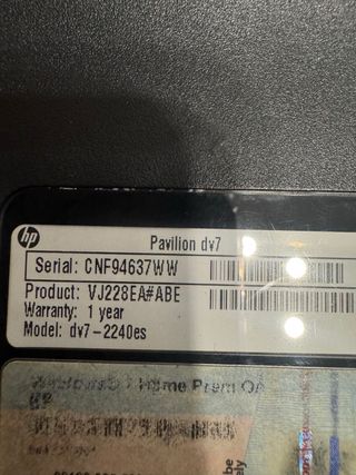 Portátil HP Intel Core 2 Duo