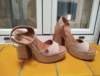 Sandalias Popa Beige/Marrón Talla 41