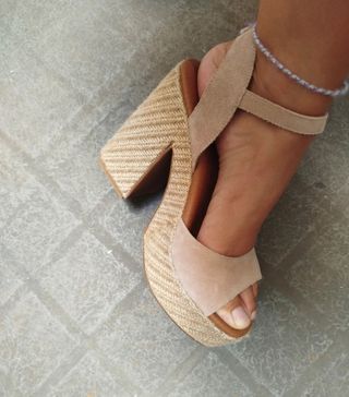 Sandalias Popa Beige/Marrón Talla 41