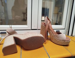 Sandalias Popa Beige/Marrón Talla 41