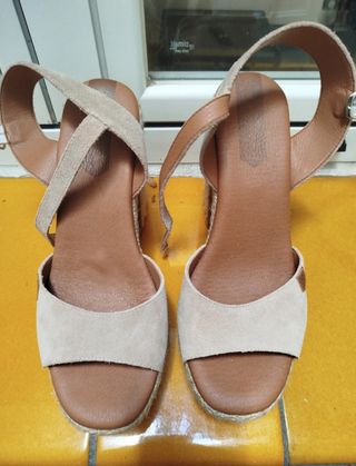 Sandalias Popa Beige/Marrón Talla 41