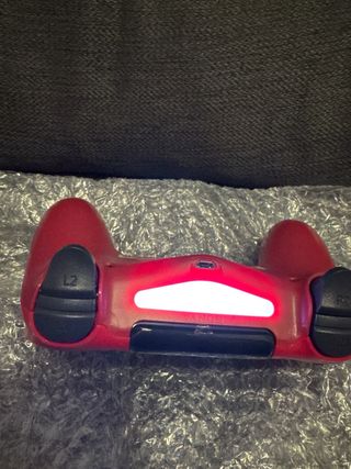 Controlador PS4 Rojo + Cable Carga..