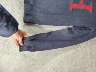 Maglione girocollo Tommy Hilfiger Vintage blu uomo