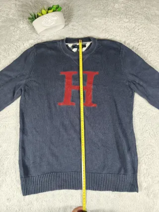Maglione girocollo Tommy Hilfiger Vintage blu uomo