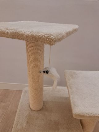 Rascador Gatos Cueva y 2 Plataformas