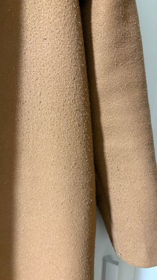 Chaqueta Zara paño marrón