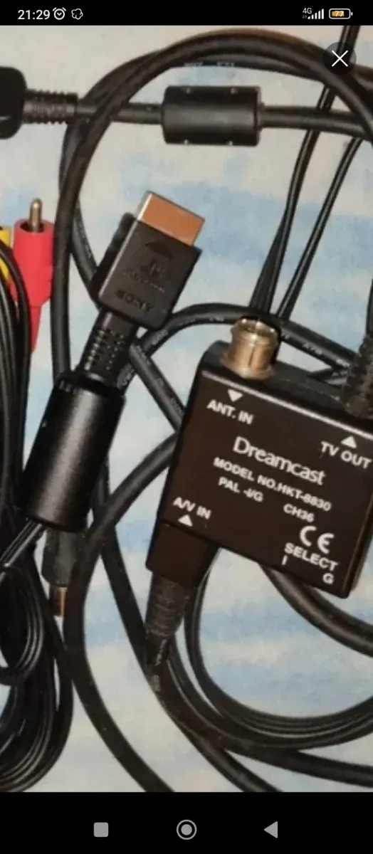 Cable SEGA  Dreamcast HKT-8830 PAL-VG