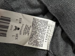 Jersey Scalpers Gris Talla L