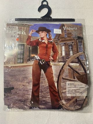 Disfraz Vaquera Carnaval Mujer Talla XL