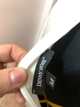 Top bianco scollo V manica lunga