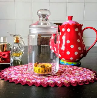 Tarro bote de cristal para pasta y regala