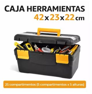 Caja de herramientas de plástico 42x23x22 cm