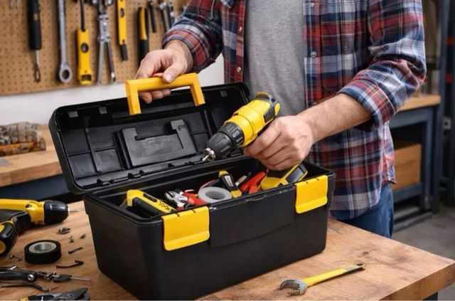 Caja de herramientas de plástico 42x23x22 cm