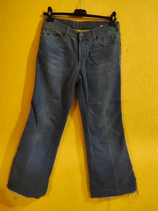 Pantalón Lois campana azul