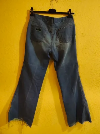 Pantalón Lois campana azul