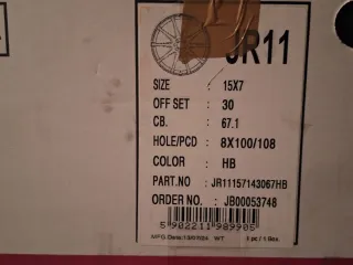 4 Llantas Japan Racing JR11 15