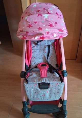 Carro Tuc Tuc rosa estrellas