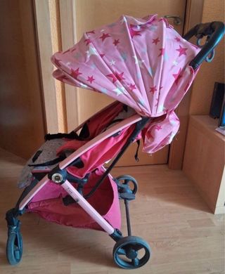 Carro Tuc Tuc rosa estrellas