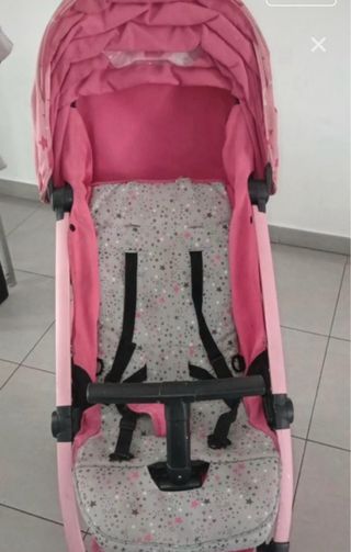 Carro Tuc Tuc rosa estrellas