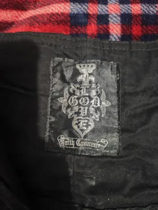 Falda negra de cintura alta