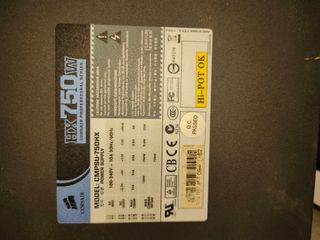 Corsair HX750W Modular 80 Plus Silver